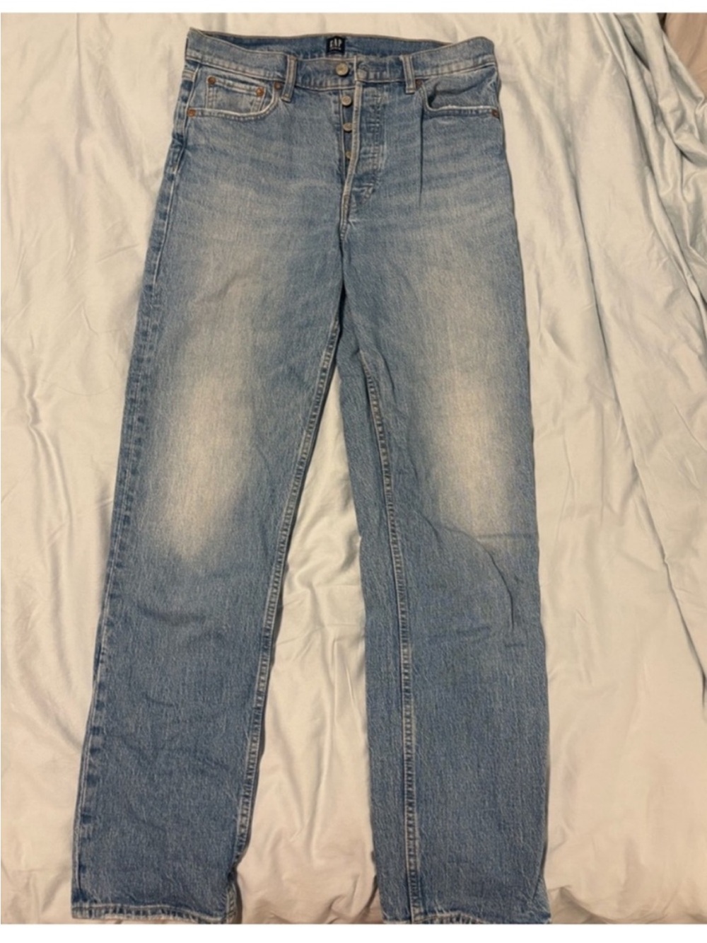 GAP Classic Light Blue Straight-Leg Women's Jeans